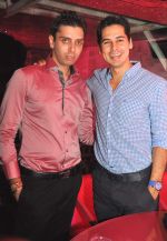 Ravi Sharma, Owner Saffron Bay with Dino Morea at the Launch Party.jpg